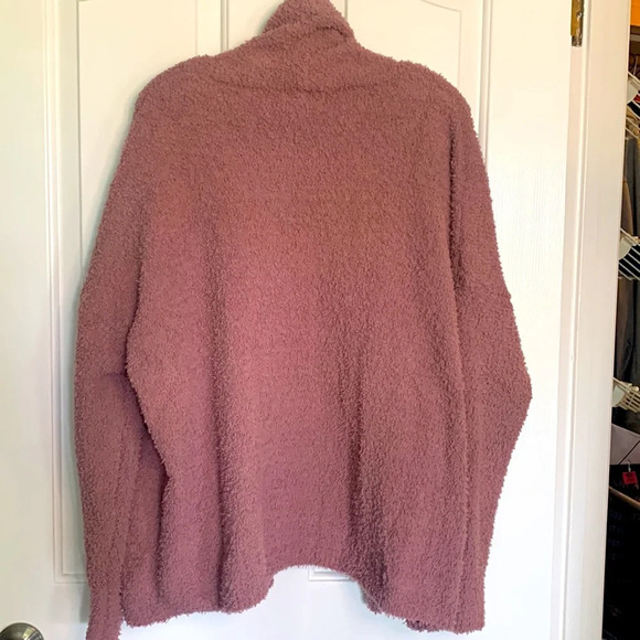 NWT WOMENS LISTICLE SUPER SOFT MAUVE FLEECE CARDIGAN SIZE SMALL - Picture 6 of 6